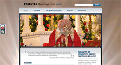 Desktop Screenshot of priestlyhealing.com